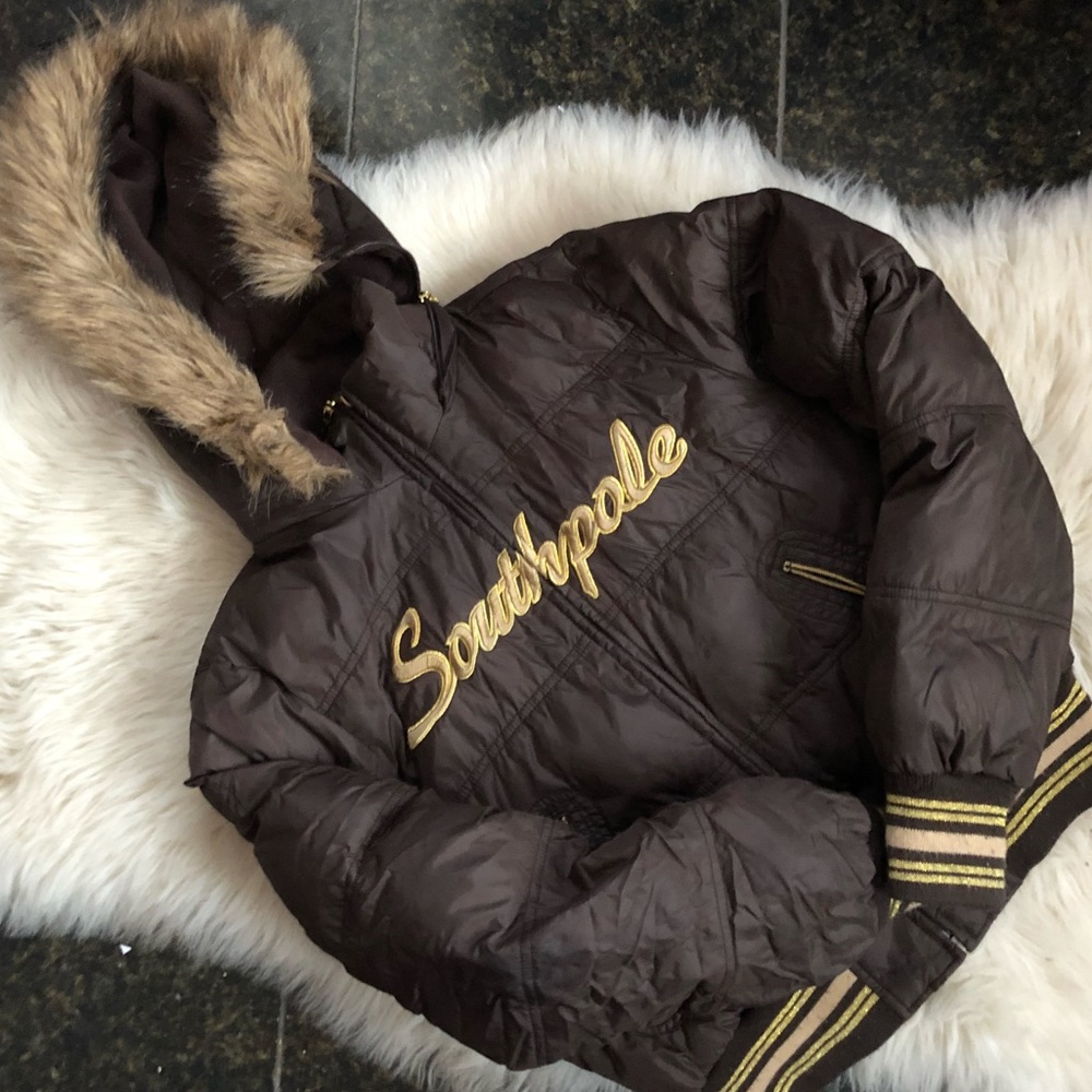 South Pole puffer jacket . Size Small